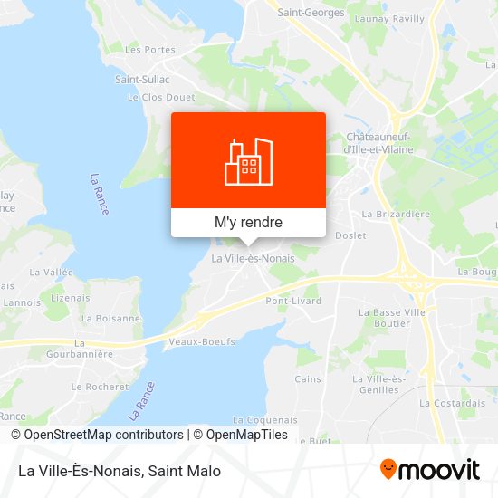 La Ville-Ès-Nonais plan