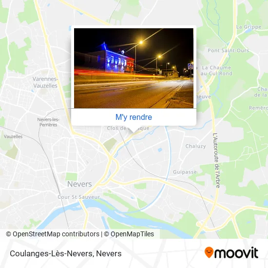 Coulanges-Lès-Nevers plan