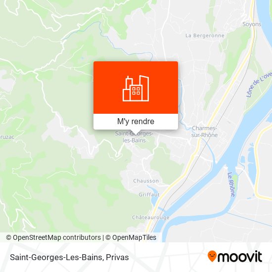 Saint-Georges-Les-Bains plan