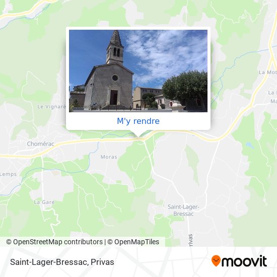 Saint-Lager-Bressac plan