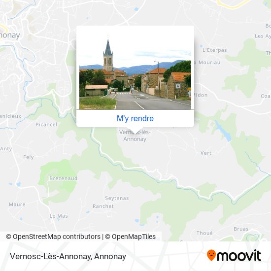 Vernosc-Lès-Annonay plan