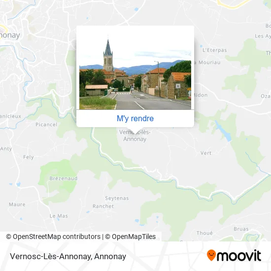 Vernosc-Lès-Annonay plan
