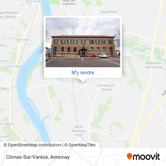 Clonas-Sur-Varèze plan