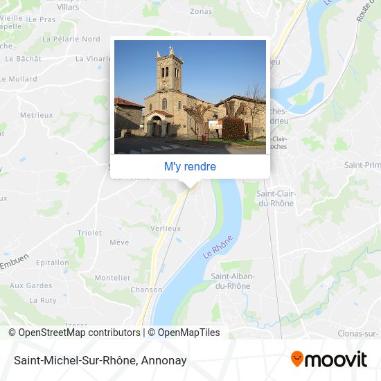 Saint-Michel-Sur-Rhône plan