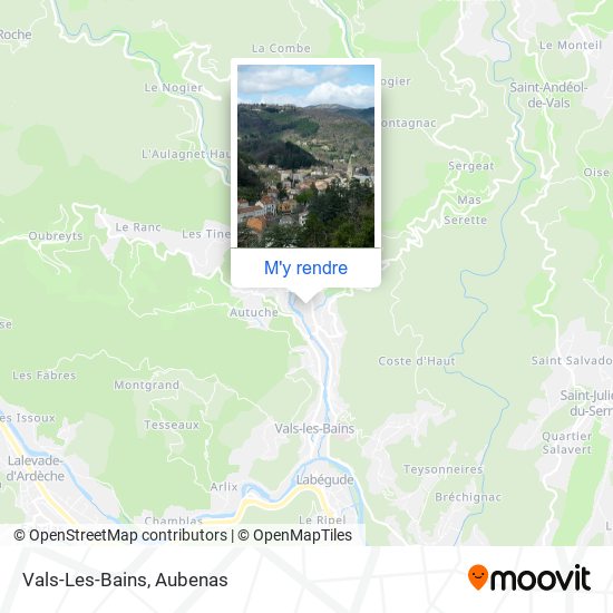 Vals-Les-Bains plan