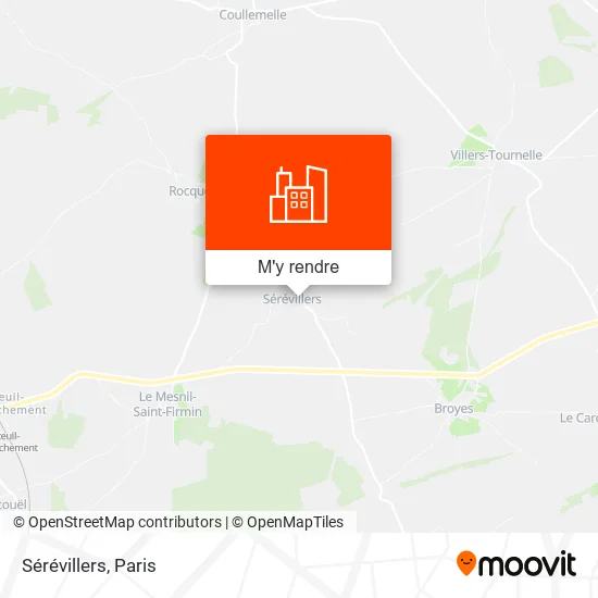 Sérévillers plan