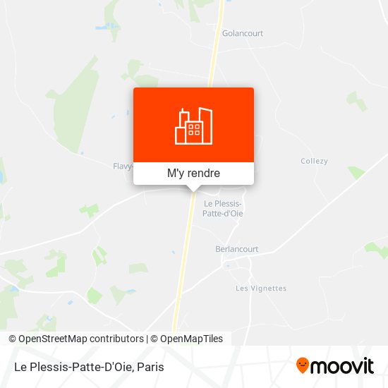 Le Plessis-Patte-D'Oie plan