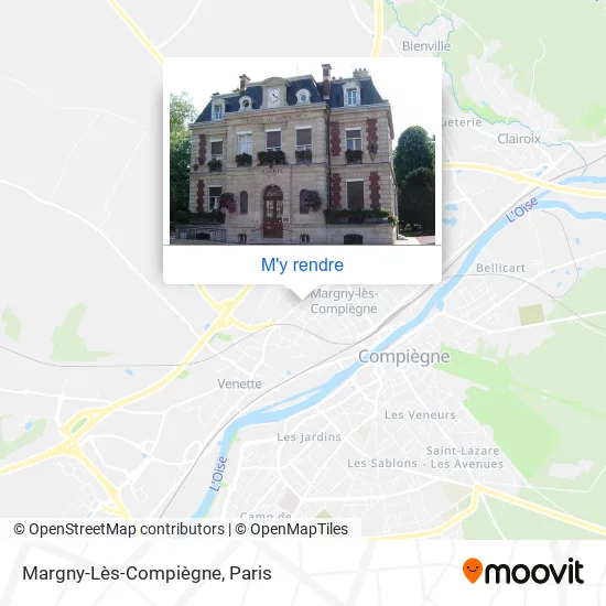 Margny-Lès-Compiègne plan