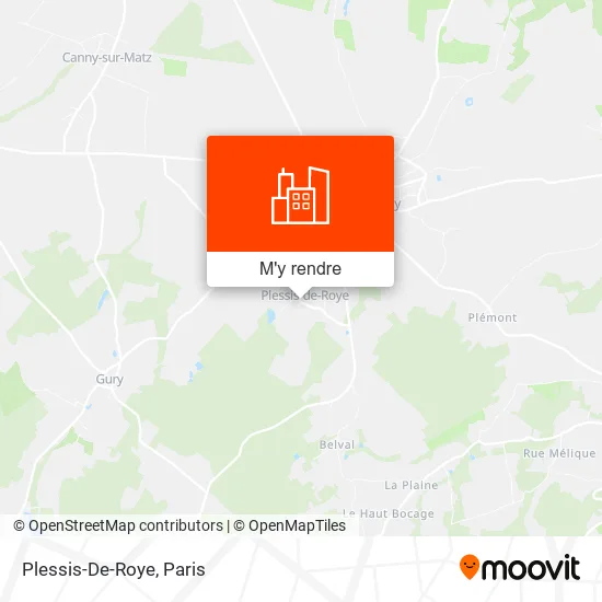 Plessis-De-Roye plan