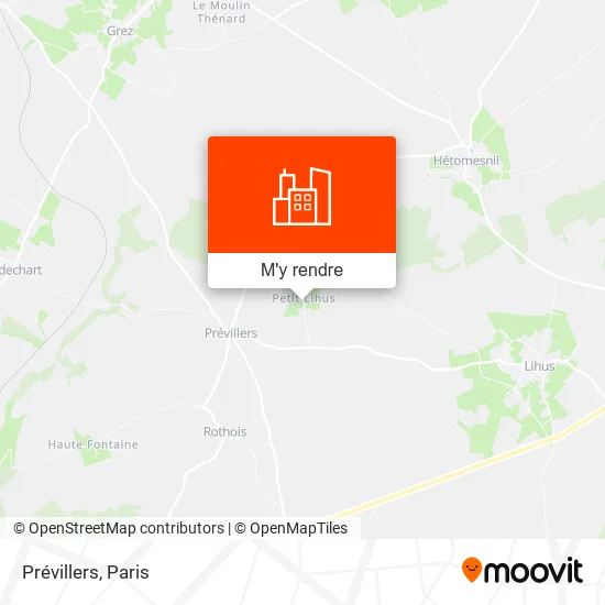 Prévillers plan
