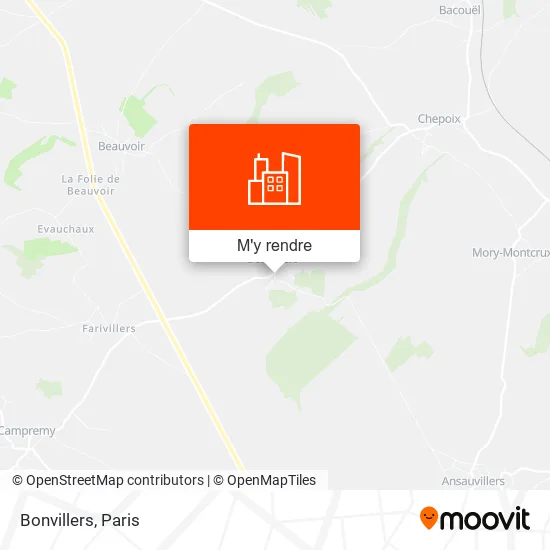 Bonvillers plan