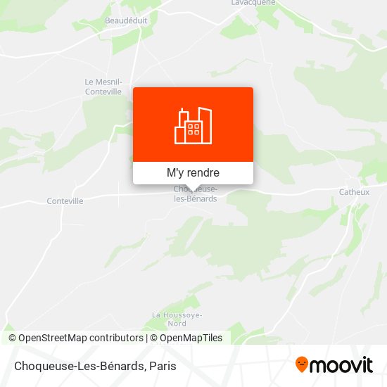 Choqueuse-Les-Bénards plan