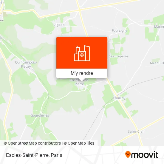 Escles-Saint-Pierre plan
