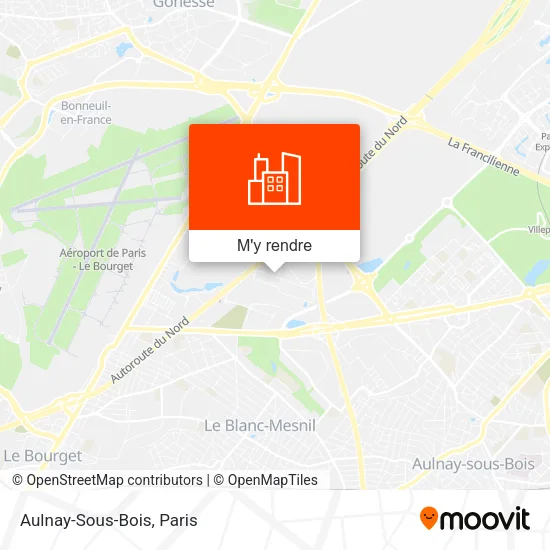 Aulnay-Sous-Bois plan