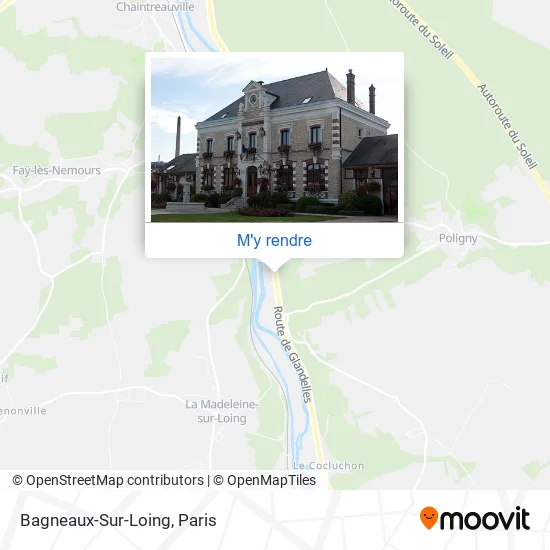 Bagneaux-Sur-Loing plan