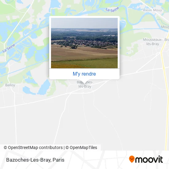 Bazoches-Les-Bray plan