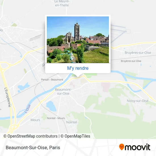 Beaumont-Sur-Oise plan