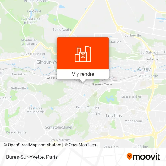 Bures-Sur-Yvette plan