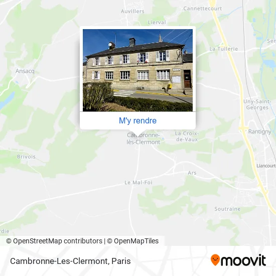 Cambronne-Les-Clermont plan