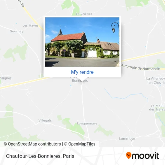 Chaufour-Les-Bonnieres plan