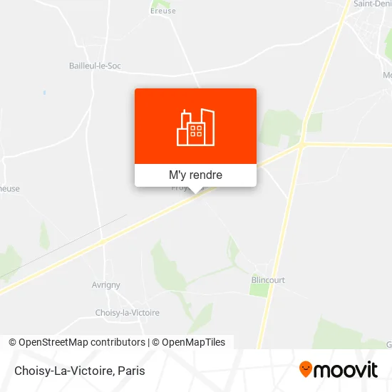Choisy-La-Victoire plan