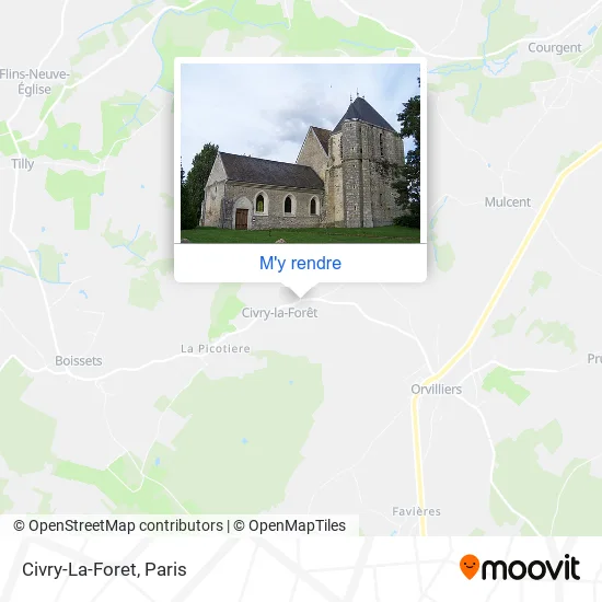 Civry-La-Foret plan