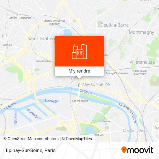 Epinay-Sur-Seine plan