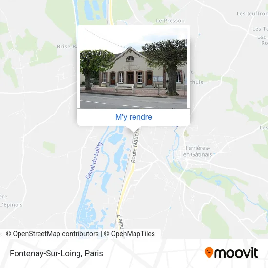 Fontenay-Sur-Loing plan
