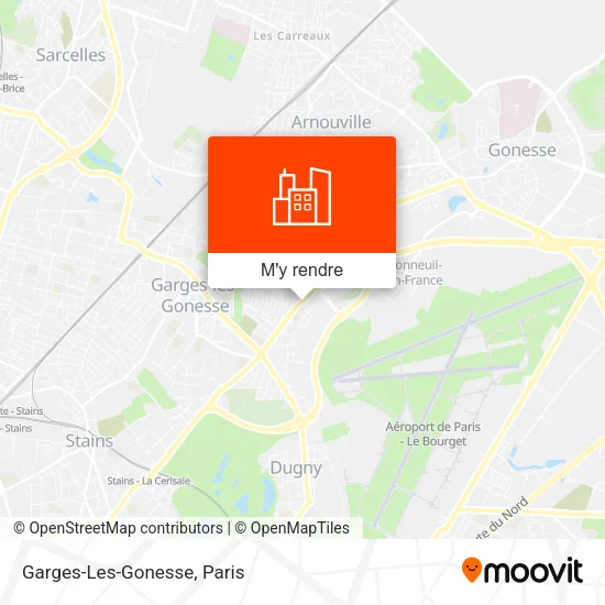 Garges-Les-Gonesse plan