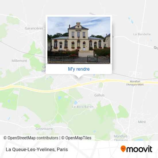 La Queue-Les-Yvelines plan