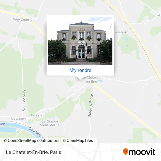Le Chatelet-En-Brie plan