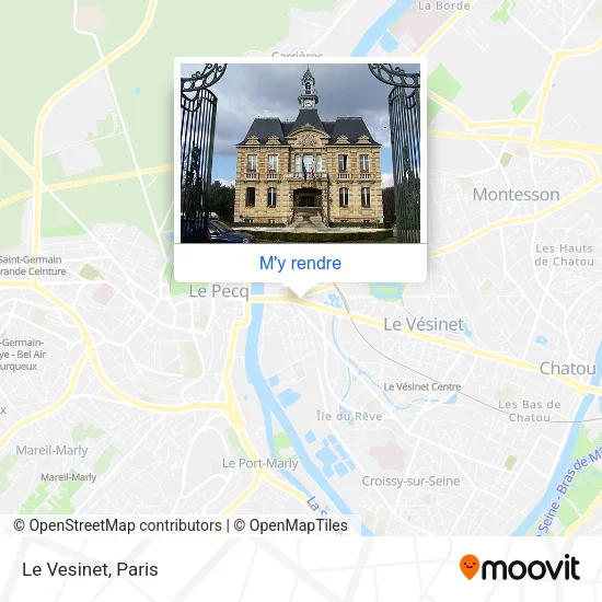 Le Vesinet plan