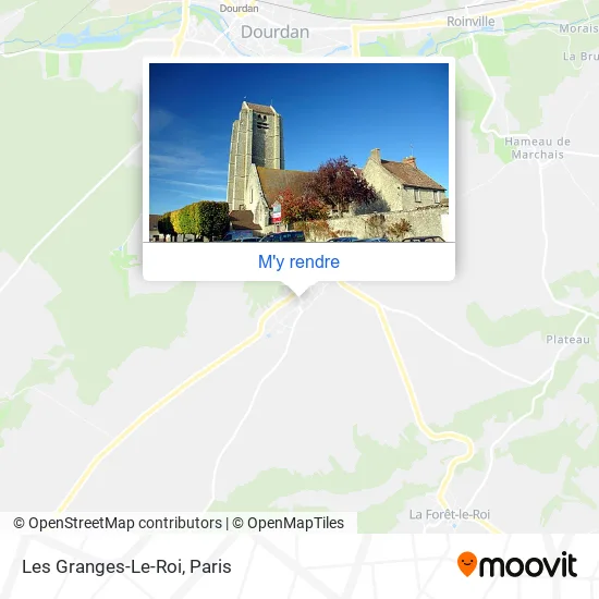Les Granges-Le-Roi plan