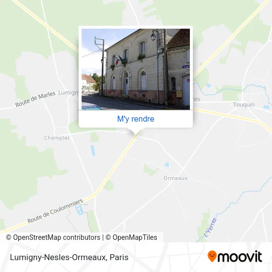 Lumigny-Nesles-Ormeaux plan