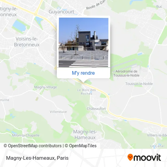Magny-Les-Hameaux plan