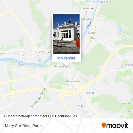 Mery-Sur-Oise plan
