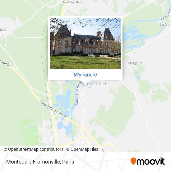 Montcourt-Fromonville plan
