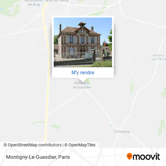 Montigny-Le-Guesdier plan
