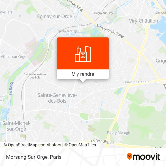 Morsang-Sur-Orge plan