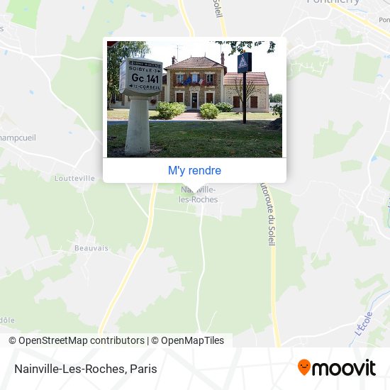 Nainville-Les-Roches plan