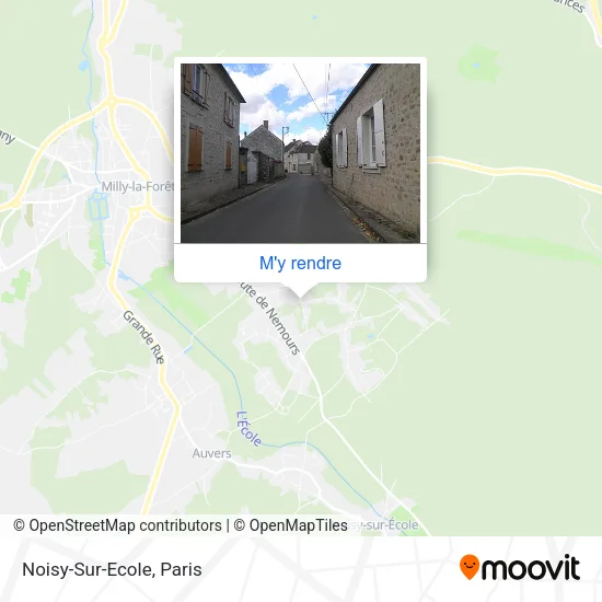 Noisy-Sur-Ecole plan