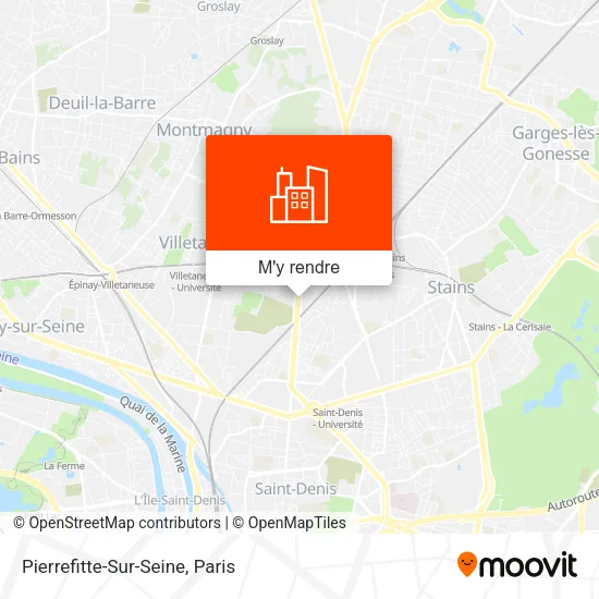Pierrefitte-Sur-Seine plan