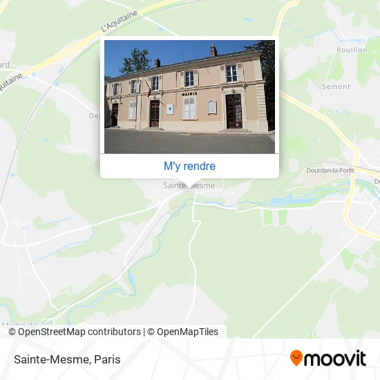 Sainte-Mesme plan