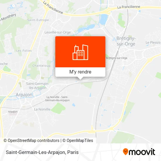 Saint-Germain-Les-Arpajon plan
