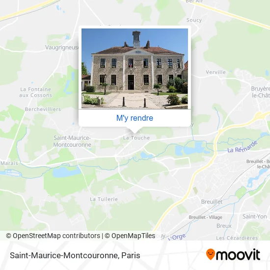 Saint-Maurice-Montcouronne plan