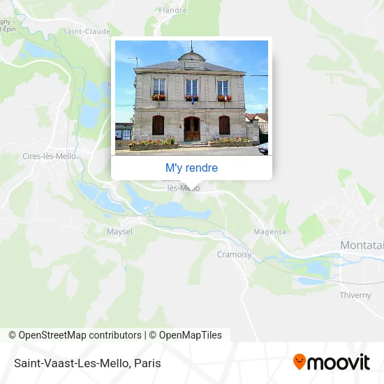 Saint-Vaast-Les-Mello plan