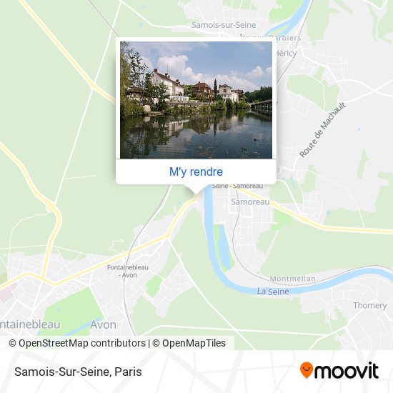 Samois-Sur-Seine plan