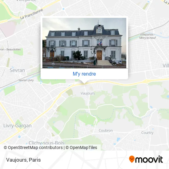Vaujours plan