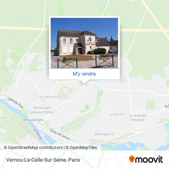 Vernou-La-Celle-Sur-Seine plan
