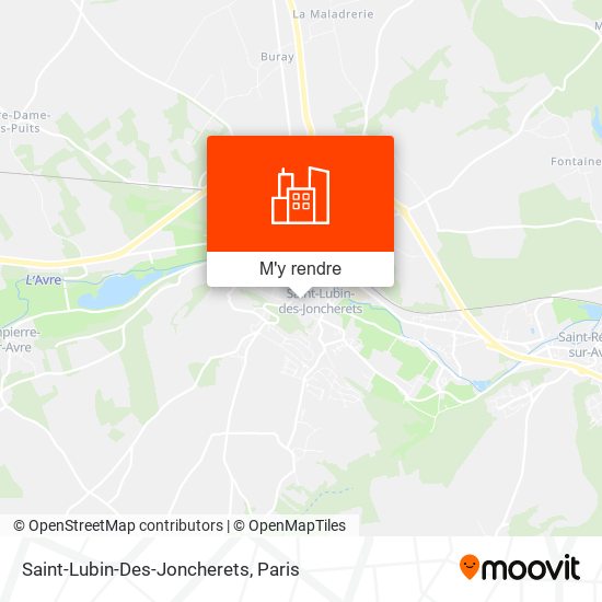 Saint-Lubin-Des-Joncherets plan